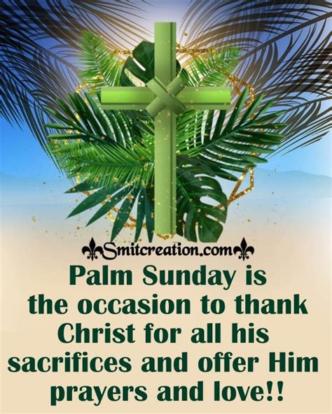 Thank Christ On Palm Sunday