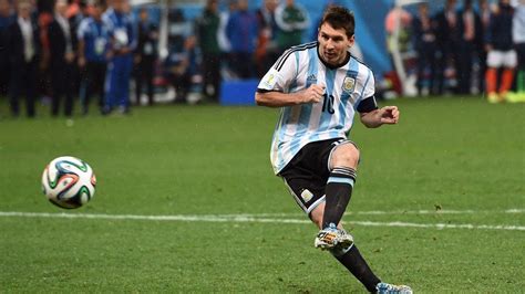 Lionel Messi Of Argentina Shoots And Scores His Penalty Kick Lionel Messi Soccer Messi