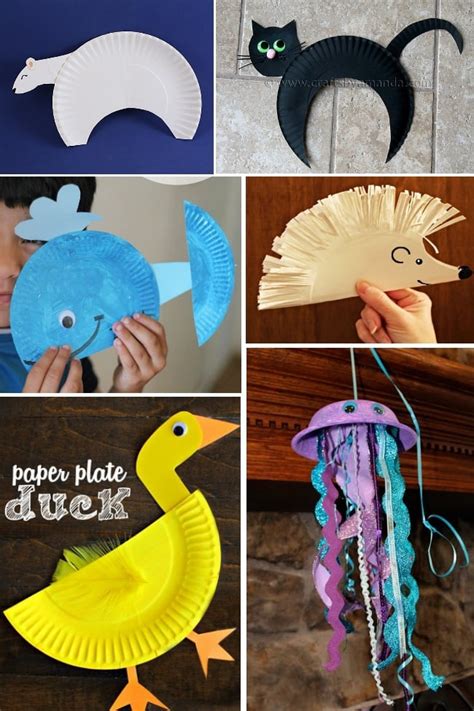 Animal Paper Plate Crafts