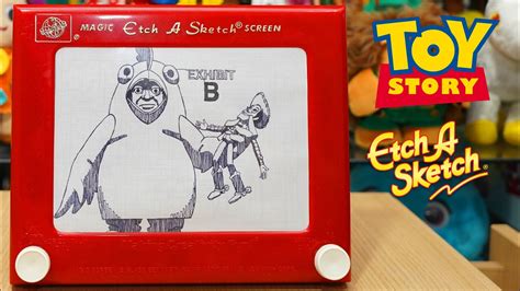 Toy Story Traço Mágico Lousa Mágica Magic Etch A Sketch Screen Ohio Art