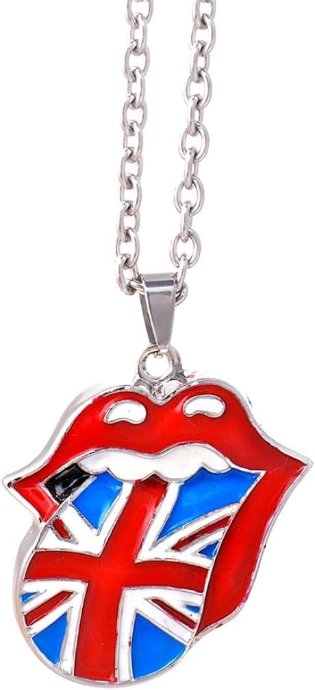 The Rolling Stones Usa Tongue Necklace Bigamart