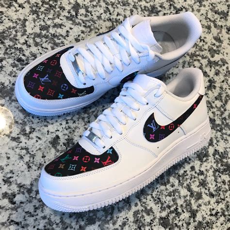 Choose from our collection of custom designs, or create your own! Custom Nike Air Force 1 Low Black Multi L0U
