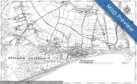 Budleigh Salterton Published By The Ordnance Survey In Budleigh Salterton