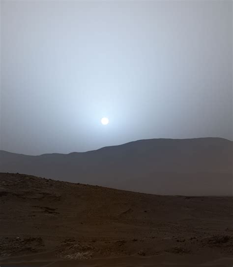 A Sunset On Mars Crafting A Scene From Archival Data The Planetary