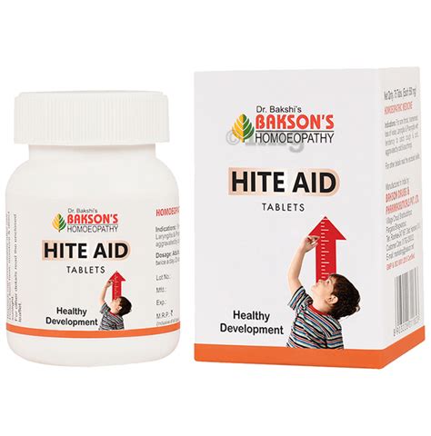 Baksons Homeopathy Hite Aid Tablet Buy Bottle Of 750 Tablets At Best