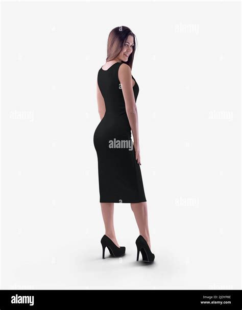 Black Tight Dress Cut Out Stock Images And Pictures Alamy
