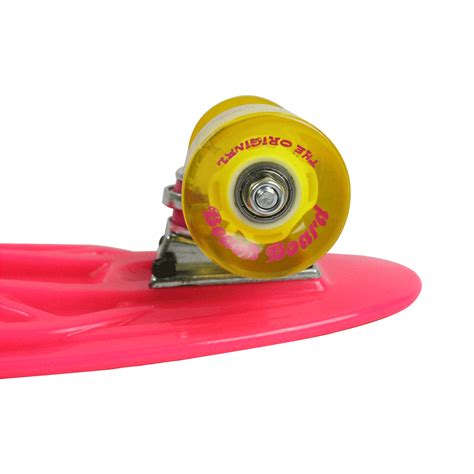 Street Surfing Plastic Cruiser Skateboard Beach Board Glow Topographic