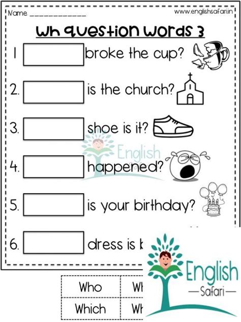 Free Printable Wh Questions Worksheets For Autism Printable Word Searches