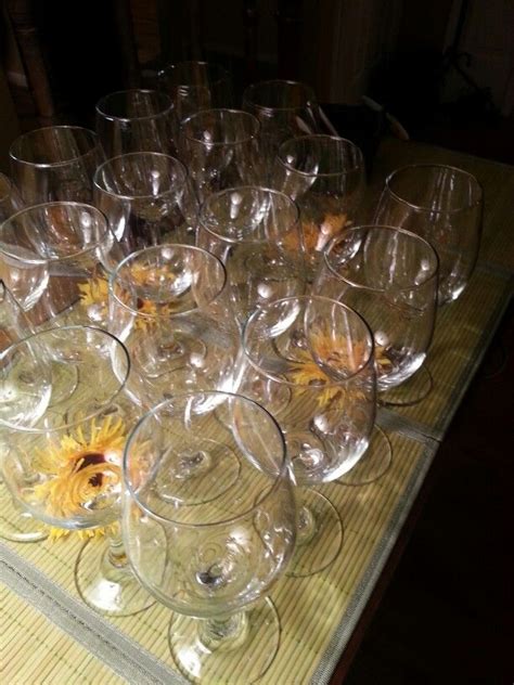 Wine Glasses From The Dollar Storegreat Investment Dollar Stores