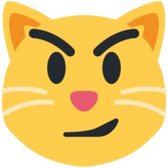 People don't just type words anymore, they type with pictures too! Cat Face With Wry Smile 1f63c Emoji Meaning, Images and Uses