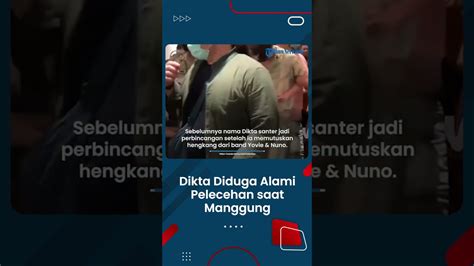 Dikta Eks Vokalis Yovie Nuno Diduga Alami Pelecehan Saat Manggung