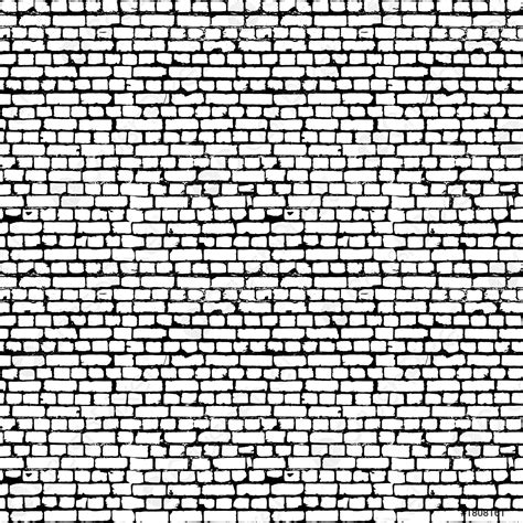 Black And White Brick Wall Seamless Pattern Stock Vector 1808161