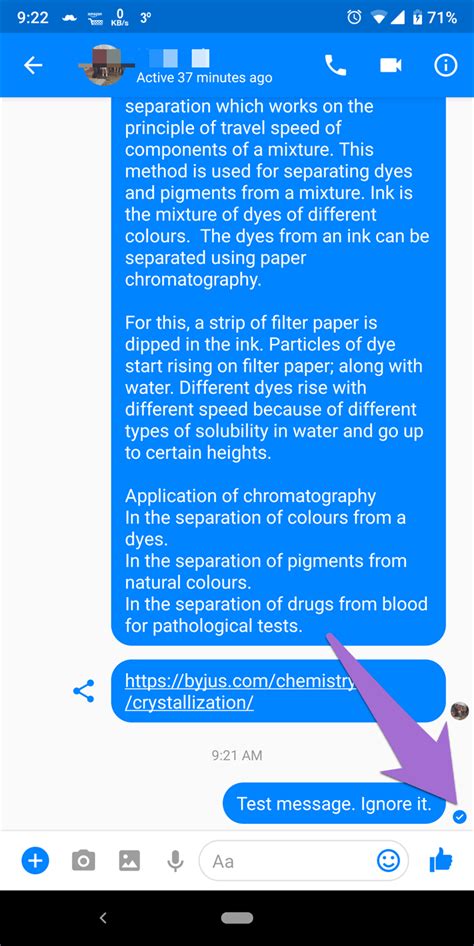 You won't receive notifications when that person sends you a new message, but those messages will continue to be listed in your facebook messenger conversation. Facebook Messenger Mute vs Ignore: Know the Difference