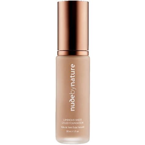 Buy Nude By Nature Luminous Sheer Liquid Foundation N Warm Nude Ml