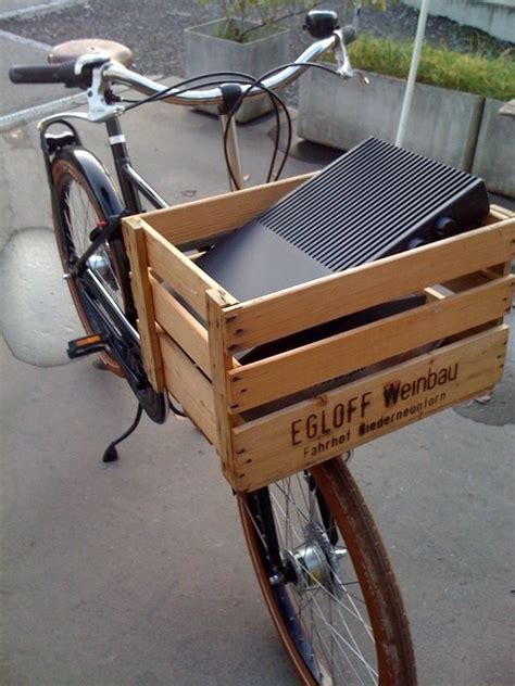 Try our free drive up service. Crate Bike Basket - DIY Inspired
