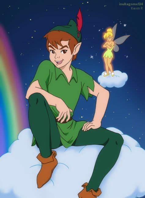 Peter Pan And Tinkerbell By Inukagome134 On Deviantart Peter Pan And