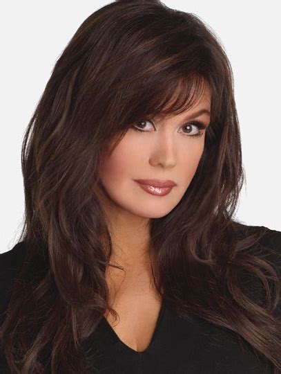 With Bangs Wavy 18 Lace Front Marie Osmond Wigs