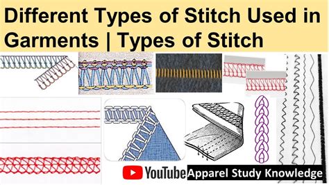 Different Types Of Stitch Used In Garments Types Of Stitch Types Of