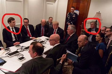 Decoding The Trump War Room Photograph Bbc News