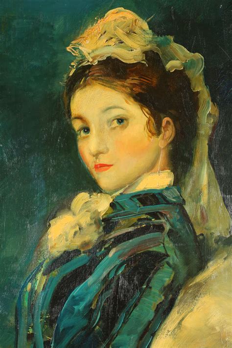 Painting Of Victorian Era Woman For Sale At 1stdibs