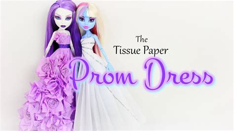 Diy How To Make Tissue Paper Prom Dress Back To School Handmade