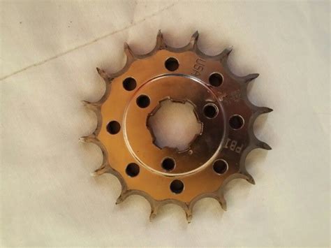 Odd Wear Pattern On This Front Sprocket The Teeth Are Bent Forward