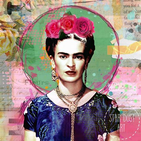 Frida Kahlo Print Frida Kahlo Portrait Giclee Digital Print Etsy