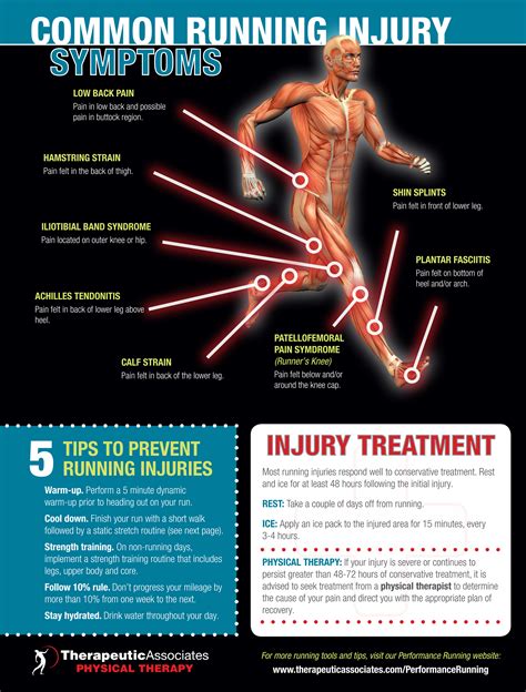 Common Running Injuries Infographic Yuri In A Hurry