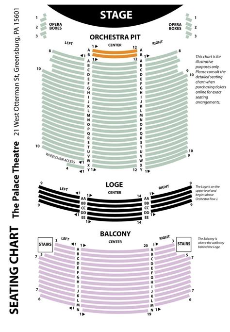 New York City Center Seating Chart Seating Charts Chart Auditorium