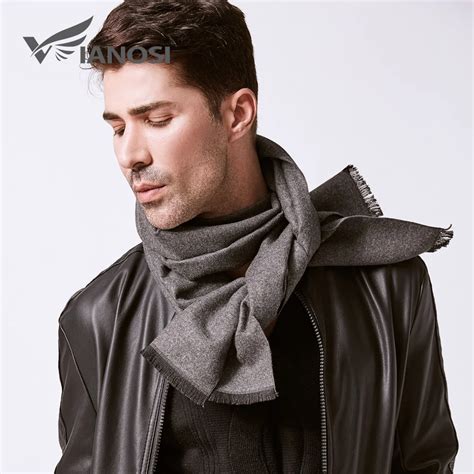 Buy Vianosi Man Solid Winter Scarves Fashion Long