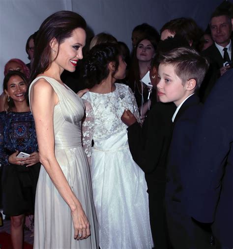 Angelina Jolie And Kids At 2018 Annie Awards Photos Popsugar