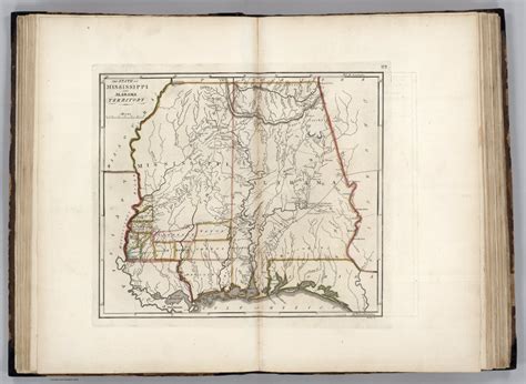Mississippi And Alabama Territory David Rumsey Historical Map Collection