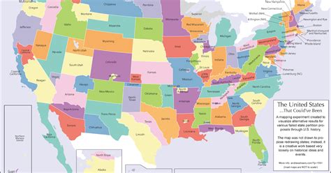 More Fun With Maps The 124 States Of America