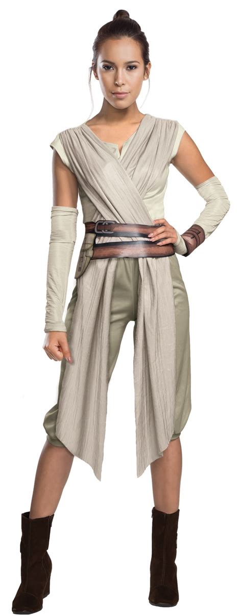 Star Wars The Force Awakens Womens Deluxe Rey Costume