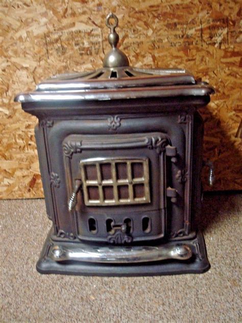 Cast Iron Antique Wood Burning Parlor Stoves Antique Poster