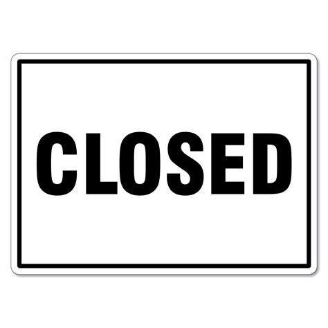 Closed Sign - The Signmaker