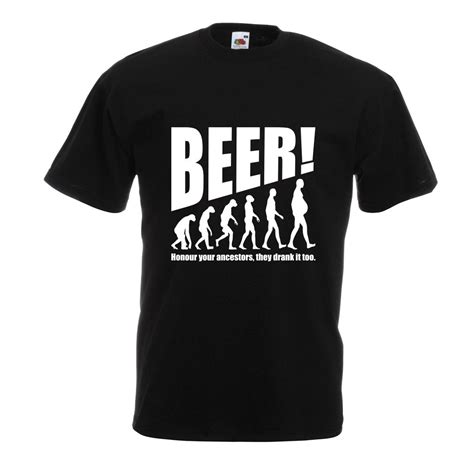 T Shirt Men Short Sleeve Funny Funny Beer Quotes Beervolution Mens T Shirts Beer Lovers T