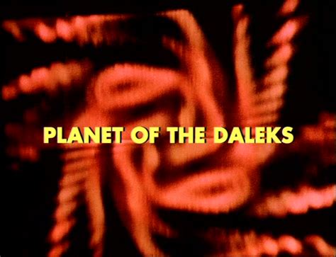 Planet Of The Daleks Doctor Who Collectors Wiki Fandom Powered By Wikia