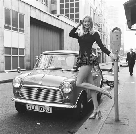 Jenny Clare Seen Here Posing In A Mini Skirt With Her Leyland Mini 6th