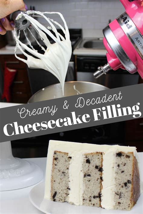 Cheesecake Cake Filling Decadently Delicious Recipe Cake Filling