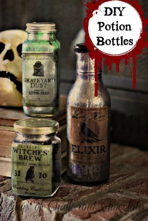 Maybe you would like to learn more about one of these? DIY Halloween Decor: Potion Bottles | Days of Chalk and Chocolate