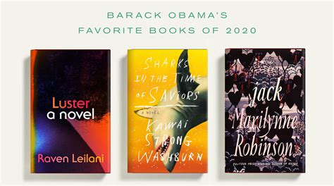 Barack Obamas Favorite Books Of 2020 Work In Progress