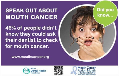 Pin On Mcam 2013 Mouth Cancer Action Month 2013
