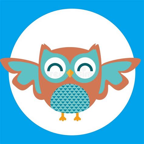 Happy Owl Stock Illustration Illustration Of Learning 95708860