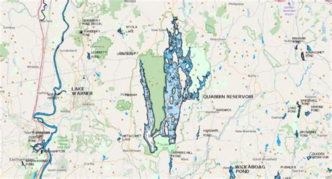 Quabbin Reservoir Nautical Chart And Map