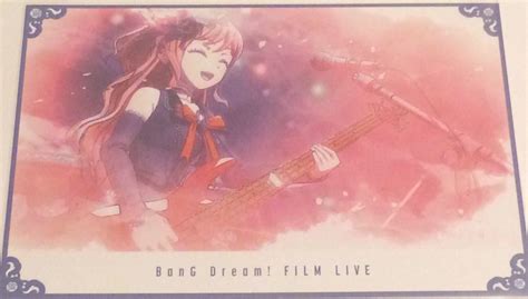 新品 劇場版 バンドリ Bang Dream Film Live 公開6週目入場者プレゼント 来場者特典 トレーディングポストカード