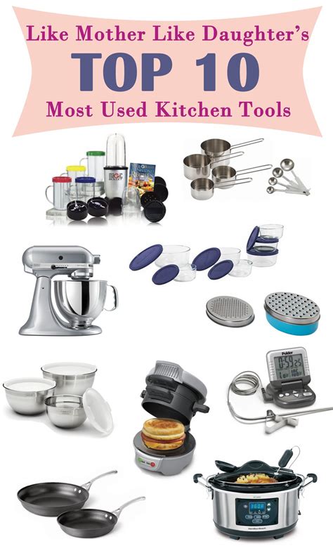 Top 10 Kitchen Tools Used In Lmld Kitchens Like Mother Like Daughter