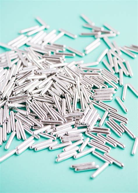 These Edible Metal Sprinkles Are A Showstopper Our Silver Metallic