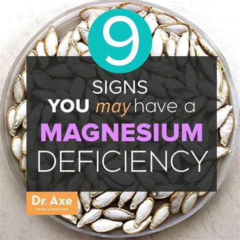 9 Signs You Have Magnesium Deficiency And How To Cure It Dr Axe
