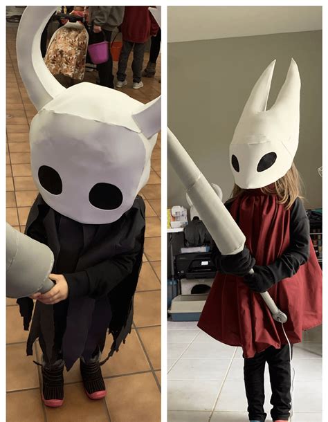 My Wife Made The Kids Hollow Knighthornet Costumes At Their Request